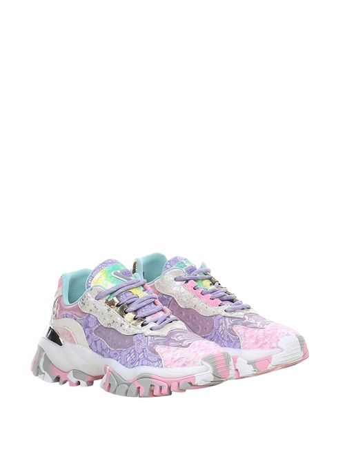 Sneakers Juice Pink in pelle e tessuto JOIA PARIS | 2001016PINK